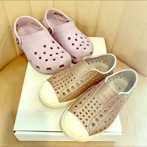 SET of Crocs and Natives - Size 10